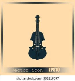 Violin vector icon