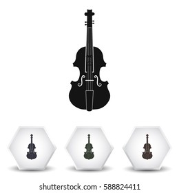 Violin vector icon