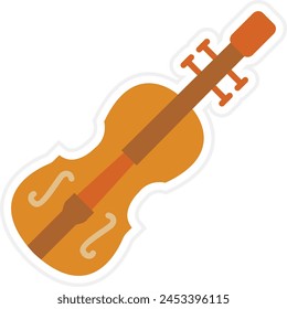 Violin vector icon. Can be used for printing, mobile and web applications.