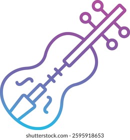 Violin vector icon. Can be used for printing, mobile and web applications.