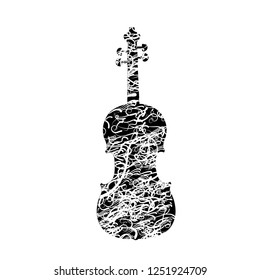 Violin vector illustration
