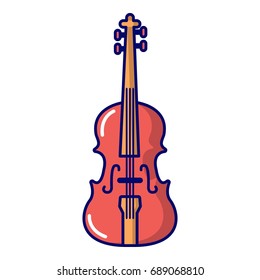 Violine icon. Cartoon illustration of violine vector icon for web design