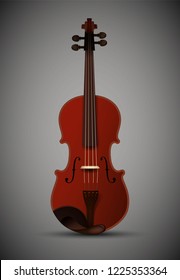 violine isolated, detailed realistic violine isolated, vector