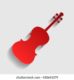 Violine sign illustration.