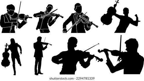 The Violinist's Silhouette Set
Bowing to Perfection Silhouette Set
The Symphony of Movement Silhouette Set
The Elegance of Music Silhouette Set