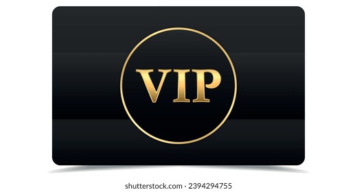 VIP. Vip in abstract style on black background.Luxury template design. VIP Invitation. Vip gold ticket. Premium card.	