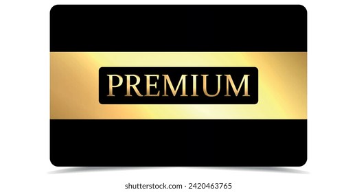 VIP. Vip en estilo abstracto sobre fondo negro. Tarjeta VIP. Diseño de plantilla de lujo.Entrada de oro Vip. Tarjeta Premium.