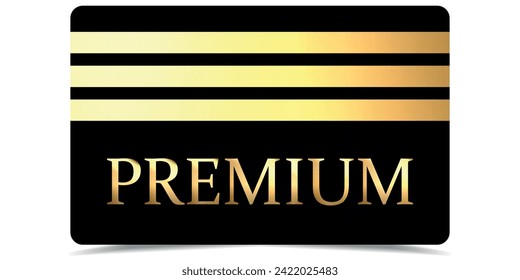 VIP. Vip in abstract style on black background. VIP card. Luxury template design.Vip gold ticket. Premium card.	