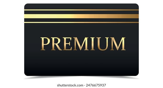 VIP. Vip in abstract style on black background. VIP card. Luxury template design. VIP Invitation. Gold ticket. Premium card.	