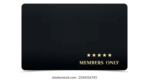 VIP. Vip in abstract style on black background. VIP card. Luxury template design. Vip gold ticket. Premium card.	