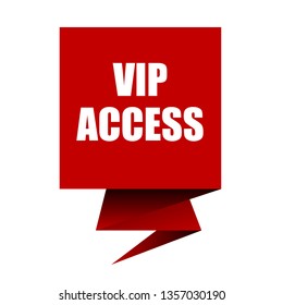 vip access red banner