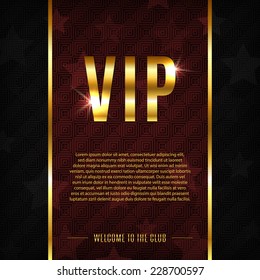 VIP Background. Vector Illustration