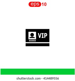 Vip badge icon.