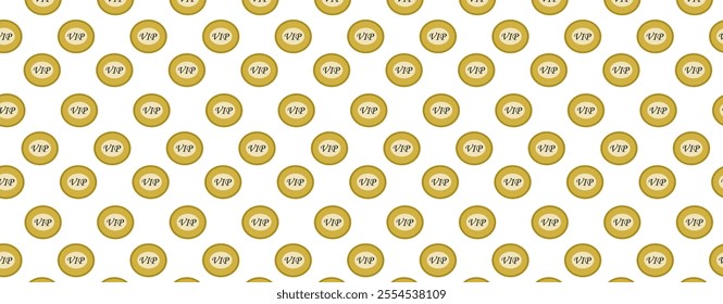 vip badge pattern on transparent background , 