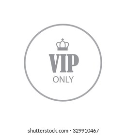 VIP Badge Template. Vector illustration   