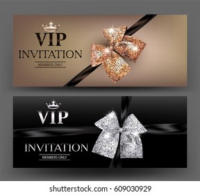 VIP banners and gold