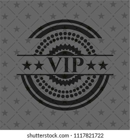 VIP black emblem