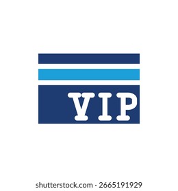 Diseño de Vector de icono de color de tarjeta VIP bueno para el Web o el App móvil