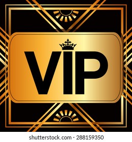 vip card design, vector illustration eps10 graphic 