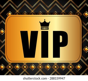 vip card design, vector illustration eps10 graphic 