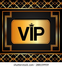 vip card design, vector illustration eps10 graphic 