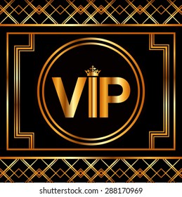 vip card design, vector illustration eps10 graphic 