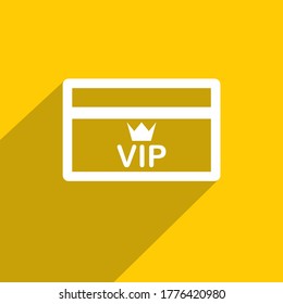 VIP card icon, Business icon vector