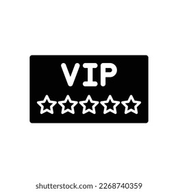 VIP-Kartensymbol, VIP-Vektorgrafik, Kartengrafik