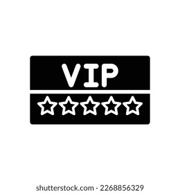 VIP-Kartensymbol, VIP-Vektorgrafik, Kartengrafik