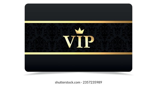 VIP. VIP card. Luxury template design. VIP Invitation. Vip gold ticket. Premium card.