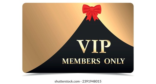 VIP. VIP card. Luxury template design. VIP Invitation. Vip gold ticket. Premium card.	