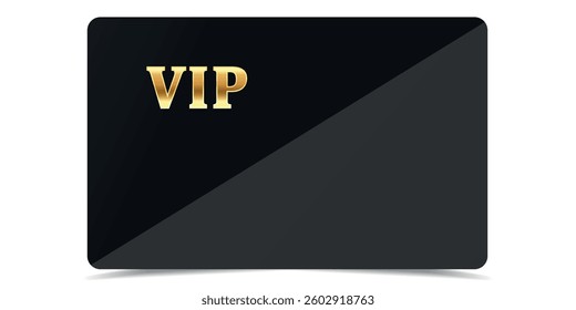 VIP card. Luxury texture template design. VIP Invitation. Vip gold ticket in abstract style on black background. Premium card.	