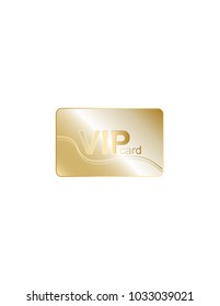 VIP card on a white background