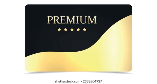 VIP.VIP card. Premium card.Vip gold ticket.Vip in abstract style on black background.	