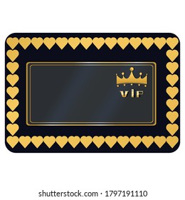 VIP Card. For A Special Client. Gold Card. Complimentary Ticket. Business Card. Five Stars. King.