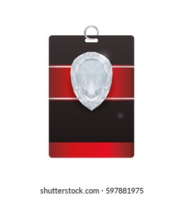 VIP card template icon vector illustration graphic design