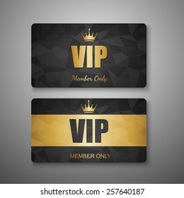 VIP card template,vector