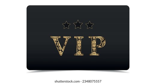 VIP.VIP card.Luxury template design. VIP Invitation.Vip gold ticket.Premium card.