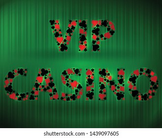 Vip casino background, vector illustration