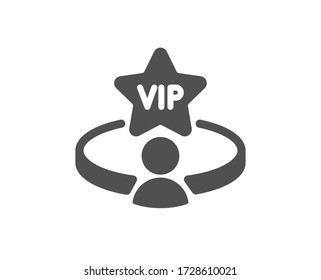 Vip Casino Table Icon. Very Important Person Service Sign. Member Club Privilege Symbol. Classic Flat Style. Quality Design Element. Simple Vip Table Icon. Vector