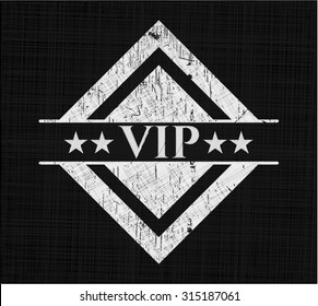 VIP chalk emblem