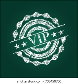 VIP chalk emblem