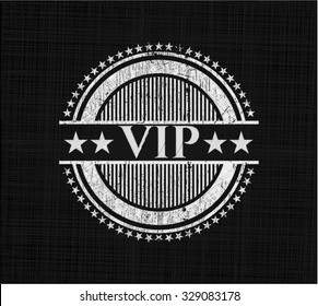 VIP con textura de pizarra