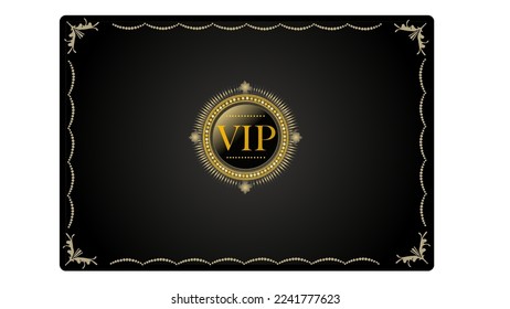  Estado negro de la tarjeta cliente VIP