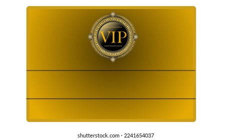  estado de oro de la tarjeta cliente VIP