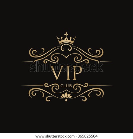 VIP Club Luxury Logo Template Stock photo © 