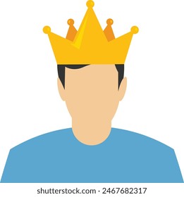 VIP Customer User icon vector. Person Profile Symbol. Avatar Sign. Editable stroke vector.

