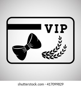 VIP design. Exclusive concept. Flat illustration