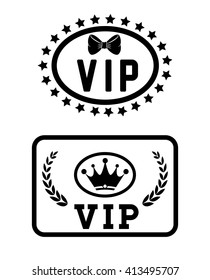 VIP design, exclusive and premium concept
