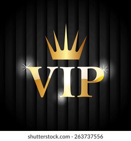VIP design over black background, vector illustration.